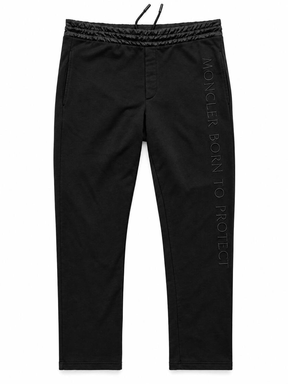 Moncler Born To Protect sweatpants Cotton Black XL